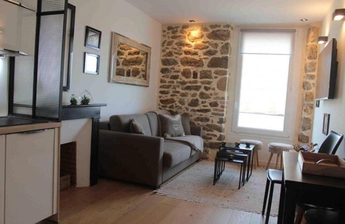 Courtoisville-Sillon-Moka Apartment | APPT VUE MER, 20m du Sillon, 300m d'Intra Muros