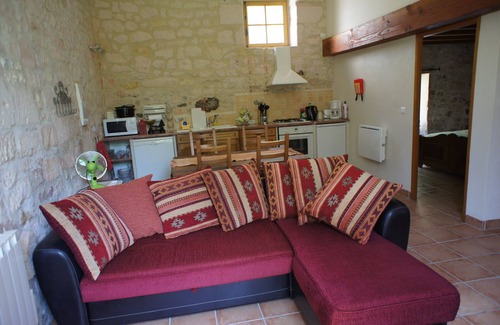 Pons Cottage | Riverside cottages & watermill in Pons with heated swim spa/pool.