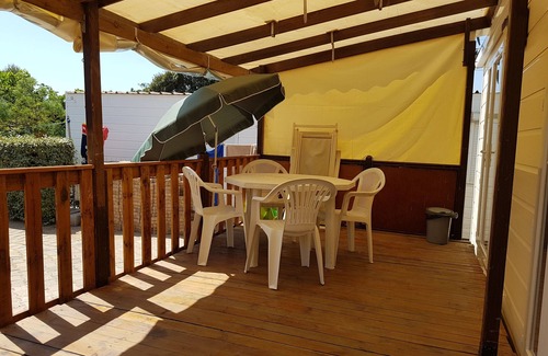 Les Ayguades House | Set of 2 mobile homes 5 bedrooms 50m from the beach