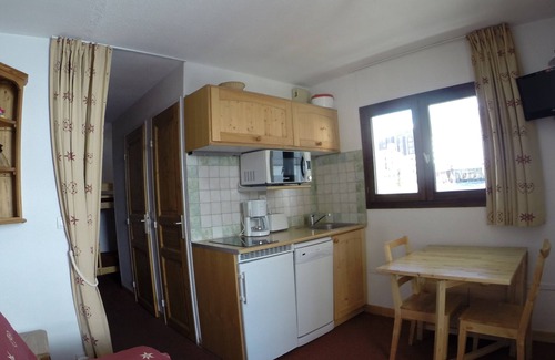 Val Claret Apartment | Tignes Val Claret ski-in ski-out Studio cabin 3/4 people at 2150m