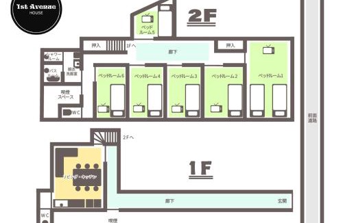 Anan House | ファーストアベニューハウス 駅近 1組限定貸切