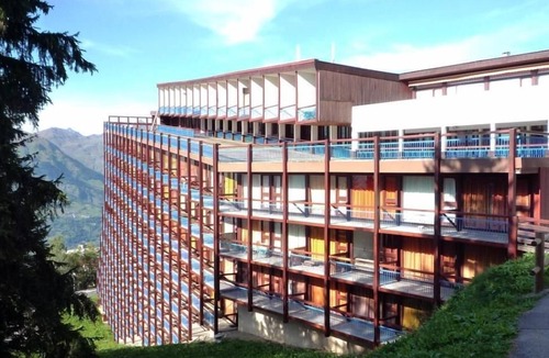 Arc-1800 Apartment | 100m from ski slopes, 8th floor, view mountain, balcony, tv, 30m², Les Arcs