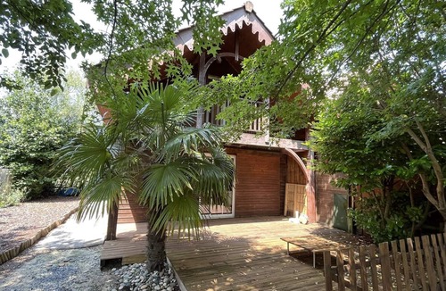 Hourtin Port Ski Chalet | 124 - 500m from Lake Hourtin and the children's island
