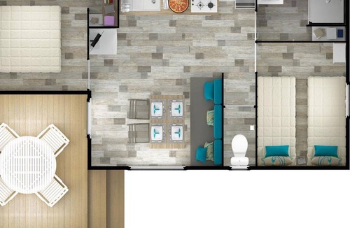 Plomodiern House | 27 m² Mobile home ∙ 2 bedrooms ∙ 5 guests