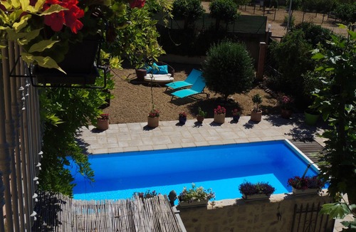 Neffies House | A character stone house with private heated swimming pool.