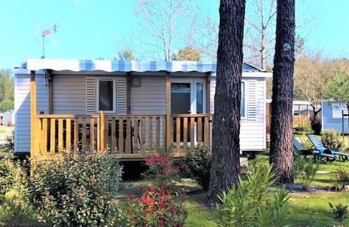 Saint-Julien-en-Born House | Adorable 4* air-conditioned mobile home in a peaceful setting between forest and ocean wifi/early arrival