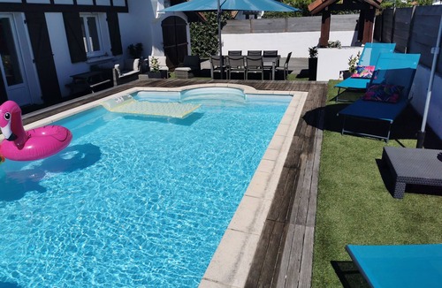 Anglet House | Air-conditioned house with heated pool and retractable dome located in Anglet