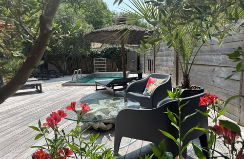 Biscarrosse House | Air-conditioned villa on golf course, heated pool: 1km from lake, 5km from ocean