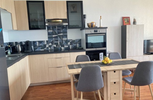 Ajaccio Apartment | Apartment T3 rated 3 stars sea view with terrace, beach 2 minutes walk