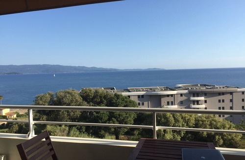 Ajaccio Apartment | Apartment T3 rated 3 stars sea view with terrace, beach 2 minutes walk