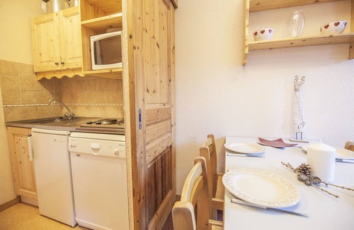 Doucy-Combelouviere Apartment | Apartment with balcony at the foot of the slopes and close proximity to shops and services