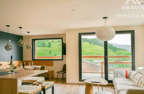 Le Chinaillon Apartment | Appartement neuf, 4 chambres, parkings, jusqu'à 12 personnes - FR-1-391-172