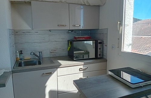 Le Penon Apartment | Beachfront Seignosse Studio, west loggia