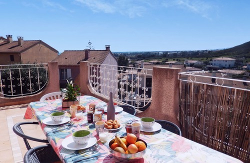 Biguglia House | Beautiful house with swimming pool terraces garden air conditioning wifi 10' from the sea