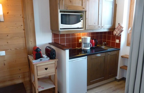 Belle Plagne Apartment | BELLE PLAGNE, cosy 2 rooms, skis on/cleaning and covered parking included !