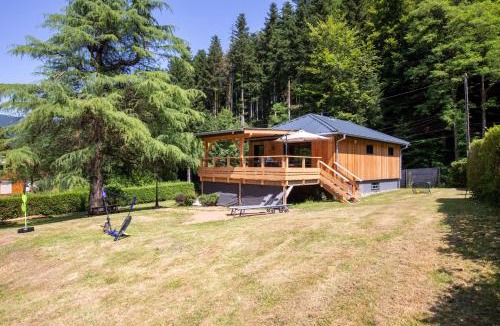 Masevaux-Niederbruck Ski Chalet | Chalet 'La Forêt Enchantée', nature, calme et jacuzzi au coeur de la Vallée
