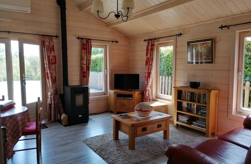 Vaunac Ski Chalet | Chalet with private pool overlooking meadow and woodland