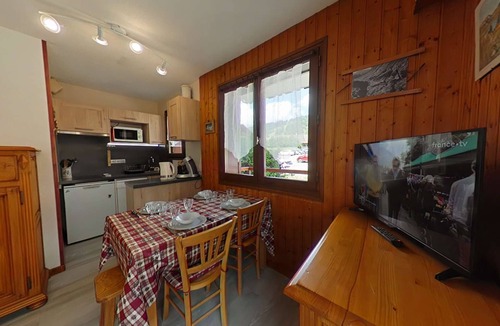 Le Grand-Bornand Apartment | Charming Studio with Ski Access, Near Ice Rink & Village Center, Sleeps 4