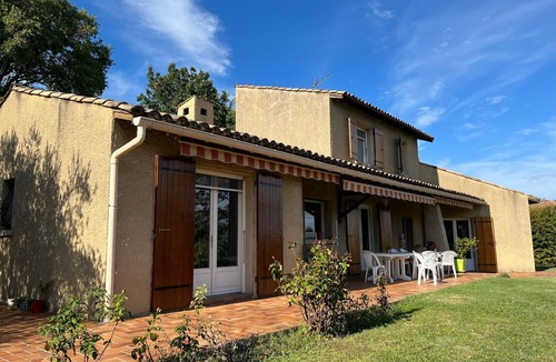 Saint-Georges-les-Bains Villa | Clos de L'olivier, a 200m2 family house, overviewing Rhone Valley and Drôme!