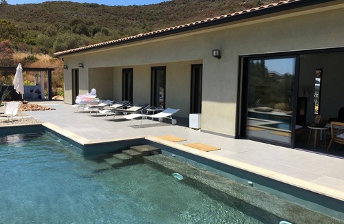 Vico Villa | CONTEMPORARY VILLA WITH POOL AND EXCEPTIONAL VIEW 300 M BY FOOT FROM THE SEA