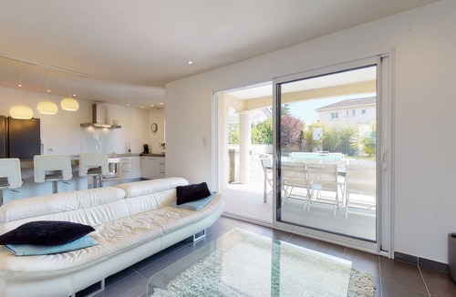 Ternay Villa | Contemporary villa with heated pool 13' from Lyon