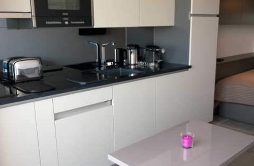 Naturist Village Apartment | Cozy Studio with Terrace, Sea View, A/C, Parking, Wi-Fi, and Kitchen