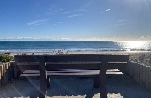 Naturist Village Apartment | Cozy Studio with Terrace, Sea View, A/C, Parking, Wi-Fi, and Kitchen