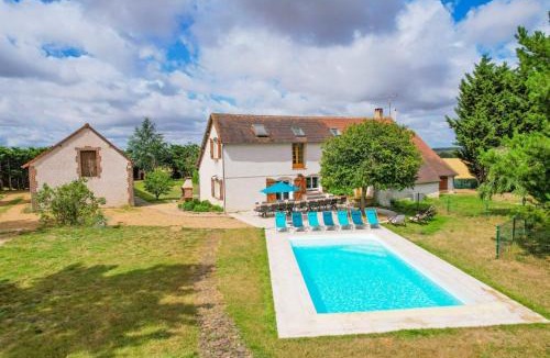 La Ville-aux-Clercs House | Crazy Villa La Forgé Buffet 41 - Heated pool - Foot - 2h Paris - 30p