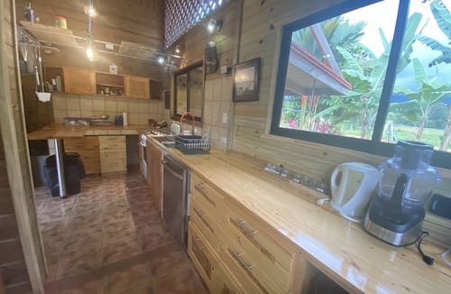 Uvita Ski Chalet | Deluxe two-bedroom villa Uvita Oasis with garden near the beach and the forest