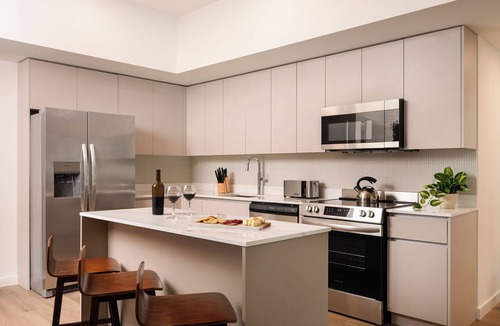 Midtown Apartment | Edgewater 2BR Luxury Suite | Balcony + Pool & Gym | Sense28 by AvantStay