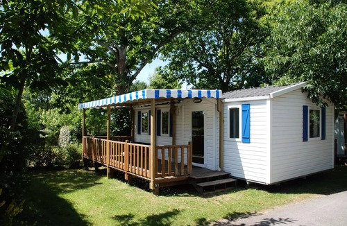 Muzillac House | Flower Camping La Blanche Hermine * - Mobil home Carnac CONFORT 32m2 (3 rooms - 6/7 people) Covered terrace + TV 7 persons