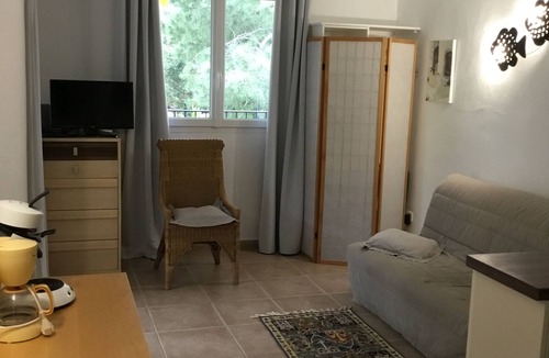 Marine de Davia Cabin | Furnished 2 Rooms, air conditioning, garden, terrace, 100m beach