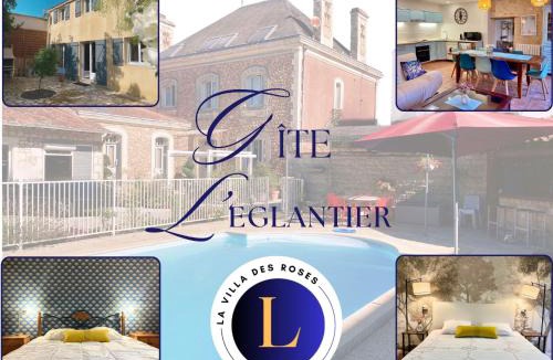 Lucon Bed & Breakfast | La Villa des Roses Gîte Chambres d'hôtes Piscine chauffée