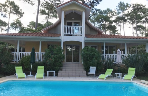Lacanau-Ocean Villa | Lacanau Océan Eden Parc : Luxury villa with swimming pool on the 1st line of the golf course