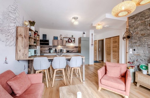 Neydens Apartment | Les Gets-Nid du Chéry, ski à pied & vue, 4 Etoiles