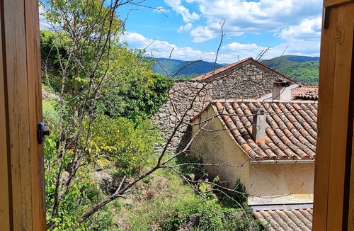 Saint-Andre-de-Majencoules House | Old stone house, modern renovated, quiet, terrace, mountains, space for 8