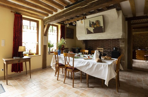 Les Bottereaux House | Pretty Norman cottage with indoor and heated pool, sauna and spa