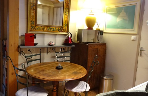 Soucelles Apartment | Private, quiet accommodation in architect-designed house with pool, spa, private garden