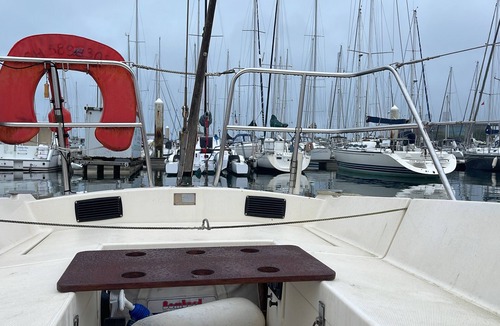 Cherbourg-en-Cotentin Boat Rental | Sailing Boat 'Miraflores' with Sea View, Private Terrace and Wi-Fi