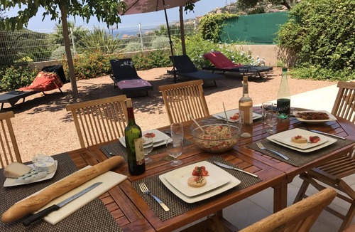 Sartene Villa | Sandy beach 500m away, air conditioning, swimming pool