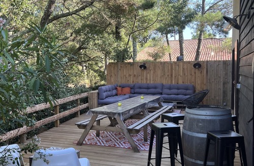 Le Penon House | Seasonal rental villa patio seignosse les bourdaines