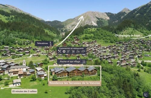 Champagny-en-Vanoise House | Sources, Terrasse et confort 4 étoiles