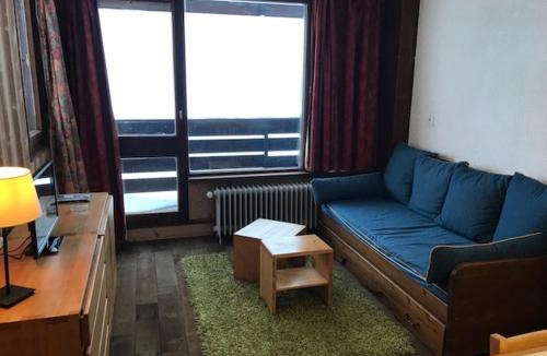 Val Claret Apartment | Studio avec vue montagne et lac à Tignes, balcon, cuisine équipée, TV - FR-1-449-41