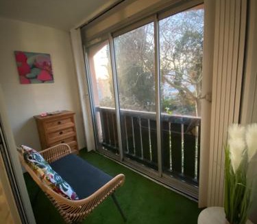 Cap d'Agde Apartment | Studio La Baleine Rose Centre Cap D'Agde