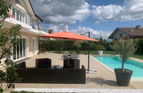 Divonne-les-Bains House | Superb 330m² villa sleeping 11, heated pool, terrace and garden