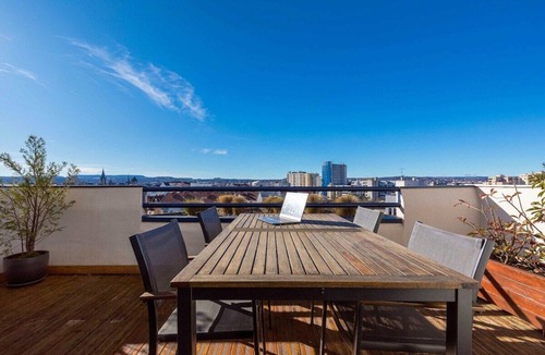 Faubourg North Apartment | The 8th Heaven Above Dijon – Duplex with Panoramic