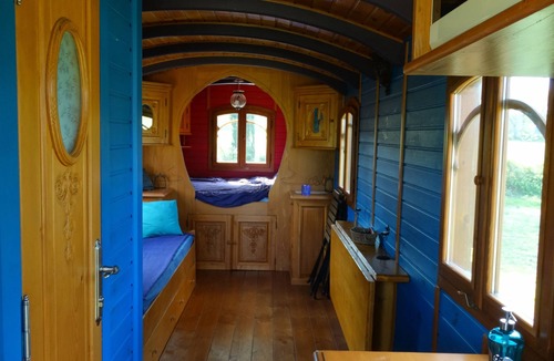 Trefflean Bed & Breakfast | Une roulotte et des chevaux