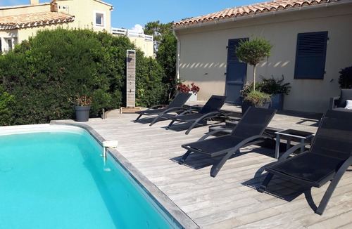 Porticcio House | Villa facing the sea with swimming pool (Agosta beach)