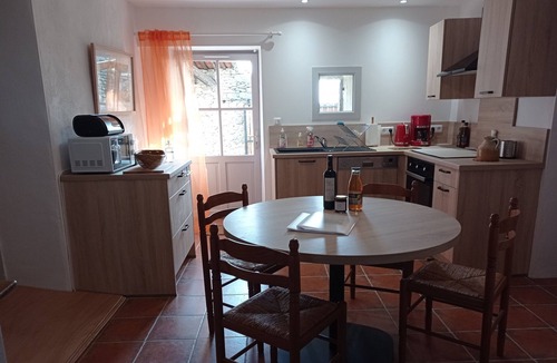 Lussan House | Village house, in local stone - in a listed village, quiet with courtyard.