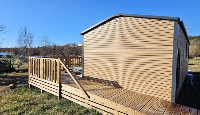 3-Room Mobile Home for 4 People (Accessible), Air-Conditioned